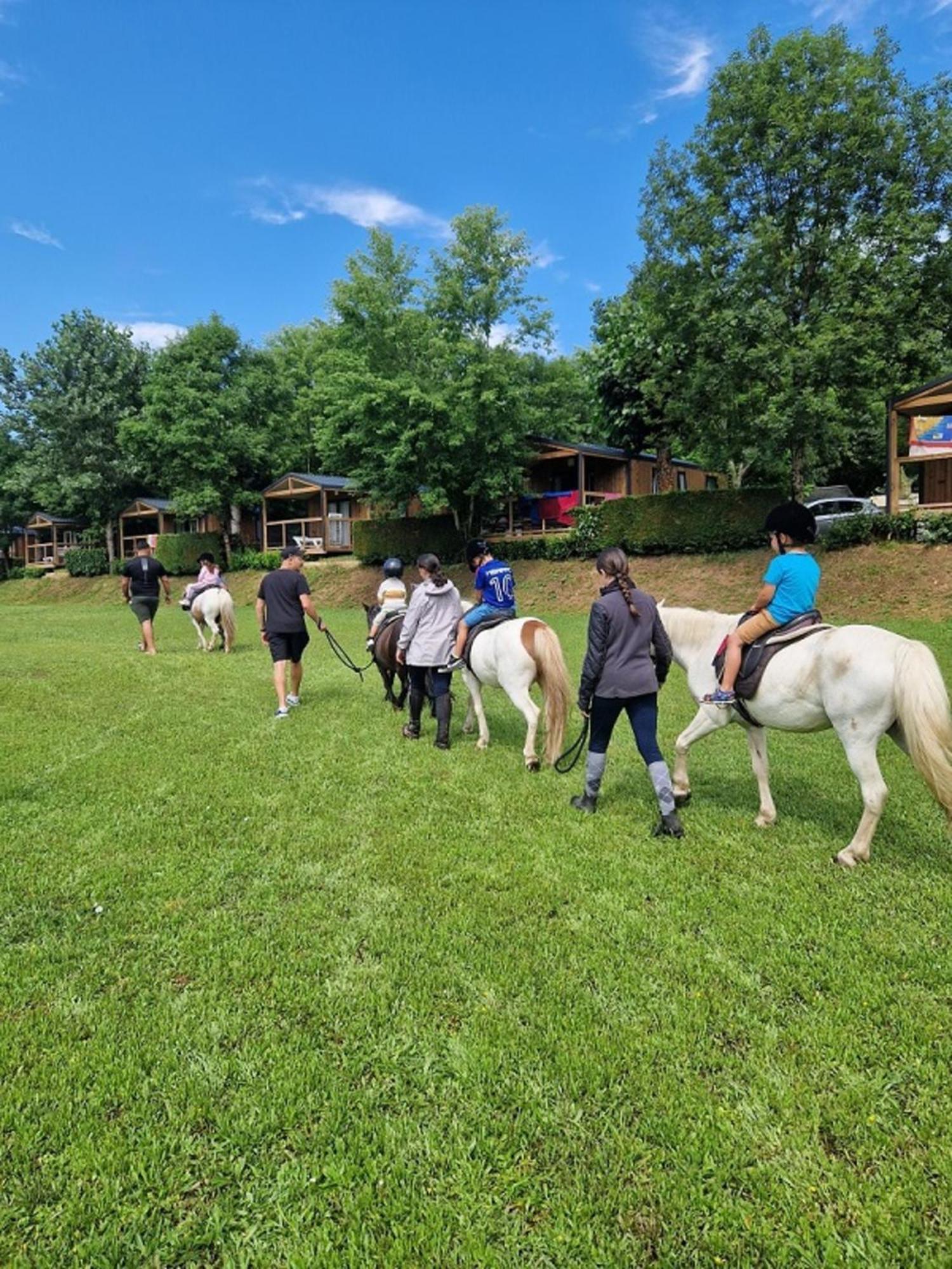 Camping Paradis Marmotel Saint Geniez d'Olt Bagian luar foto